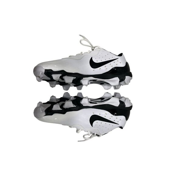 Nike Men\'s 11 Alpha Huarache Keystone 4 RM Baseball Cleats Black/White Sports